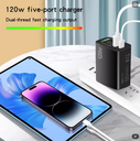 120w5頭快速充電器