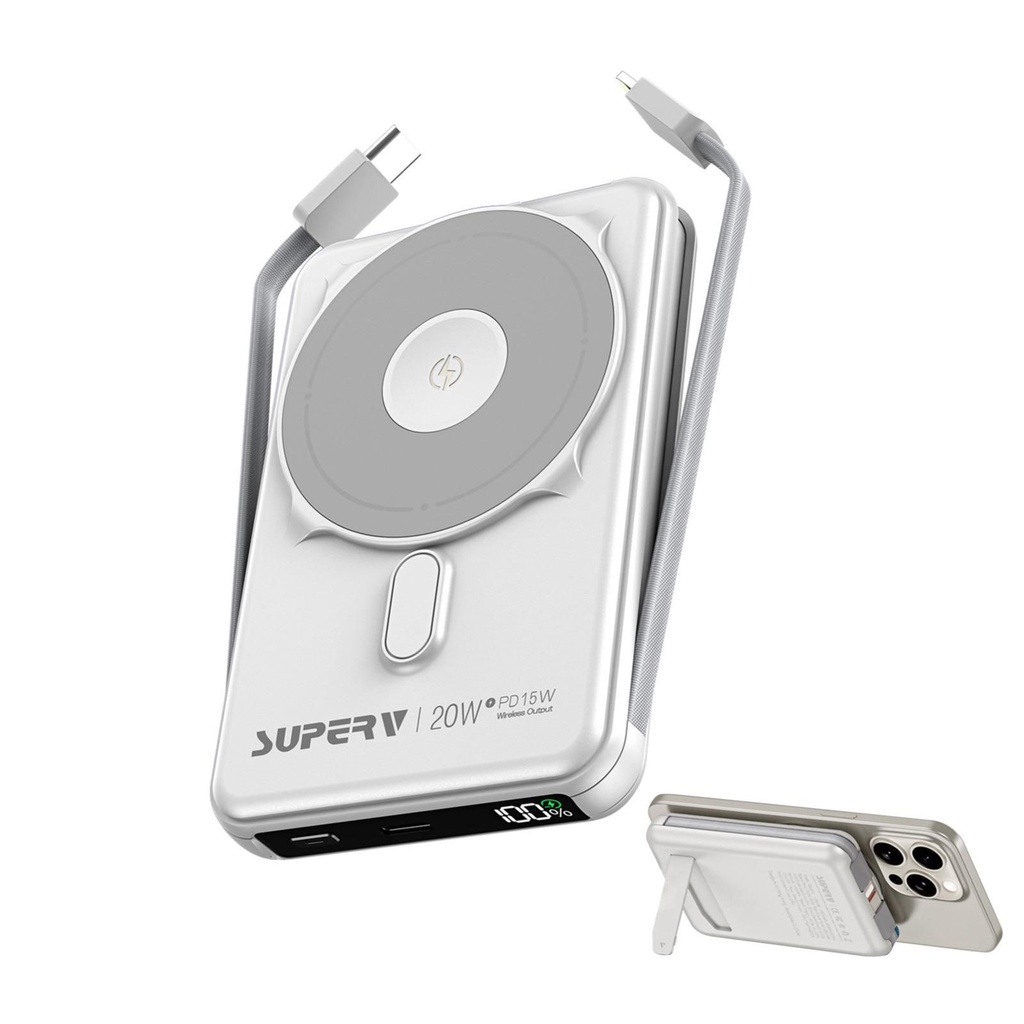 SuperV 3合1多功能無線移動電源⚡POWER13