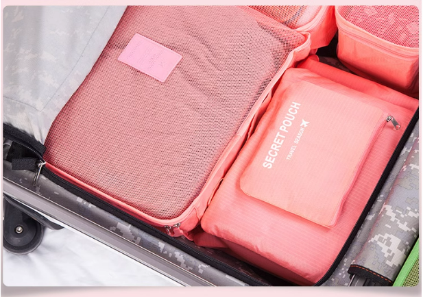日本樂天 Travel Pouch 6件套旅行收納袋輕便套裝